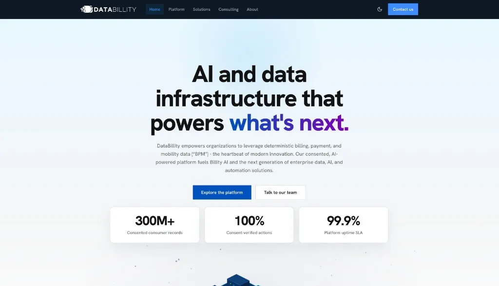 DataBillity preview